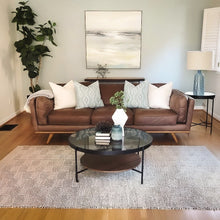 Load image into Gallery viewer, Lumo Sofa | 3 Seater (7.5 feet) Genuine Leather
