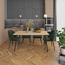 Load image into Gallery viewer, Serenity Dining Table (5x3 feet) - White Oak Veneer
