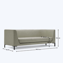 Load image into Gallery viewer, Seth Box Sofa - 2.5 Seater - 64"
