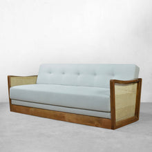 Load image into Gallery viewer, Dalton Rattan 3 Seater Sofa - 77.5"
