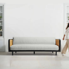 Load image into Gallery viewer, Fry Rattan 3 Seater Sofa - 75"
