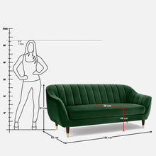 Load image into Gallery viewer, Emily Flared Arm 3 Seater Sofa - 72"
