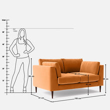 Load image into Gallery viewer, Freda 2 Seater Sofa - 62"
