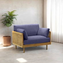 Load image into Gallery viewer, Hughes Rattan 1 Seater Sofa - 44"

