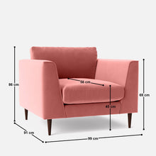 Load image into Gallery viewer, Freda 1 Seater Sofa - 39"
