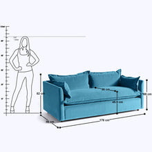 Load image into Gallery viewer, Caprice 3 Seater Sofa - 70"
