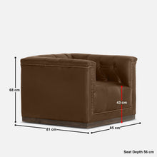 Load image into Gallery viewer, Diego 1 Seater Sofa - 33.5"
