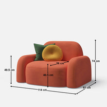 Load image into Gallery viewer, Aurora 1 Seater Sofa - 45"
