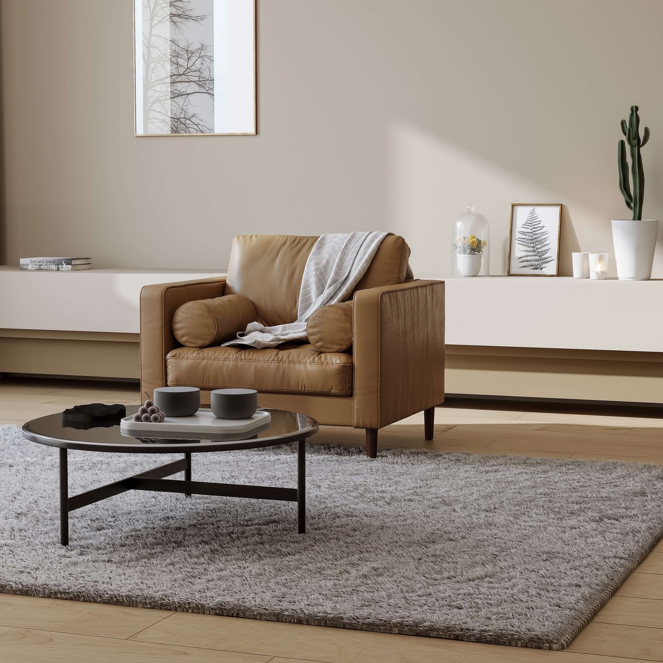 Palo Sofa | 1 Seater Italian Leather Sofa (3.5 feet)