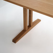 Load image into Gallery viewer, Niva Dining Table (6.5 feet) - Solid Teak/Walnut/Oak Wood
