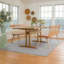 Load image into Gallery viewer, Niva Dining Table (6.5 feet) - Solid Teak/Walnut/Oak Wood
