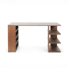 Load image into Gallery viewer, Orka Desk (4.5 feet) - Solid Teak/Walnut/Oak Wood
