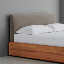 Load image into Gallery viewer, Aari Bed (Built-in Storage) - Solid Teak/Walnut/Oak Wood (King)
