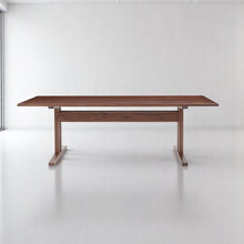 Load image into Gallery viewer, Niva Dining Table (8 feet) - Solid Teak/Walnut/Oak Wood
