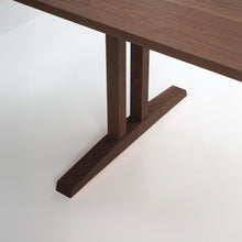 Load image into Gallery viewer, Niva Dining Table (6.5 feet) - Solid Teak/Walnut/Oak Wood
