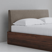 Load image into Gallery viewer, Aari Bed (Built-in Storage) - Solid Teak/Walnut/Oak Wood (Queen)
