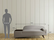 Load image into Gallery viewer, Wedge 2 Seater Sofa with Right Arm
