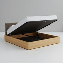 Load image into Gallery viewer, Aari Bed (Built-in Storage) - Solid Teak/Walnut/Oak Wood (King)
