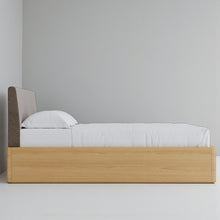 Load image into Gallery viewer, Aari Bed (Built-in Storage) - Solid Teak/Walnut/Oak Wood (King)
