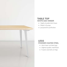 Load image into Gallery viewer, Takeshi Desk Pro (5x2.5 feet) - White Oak on Birch
