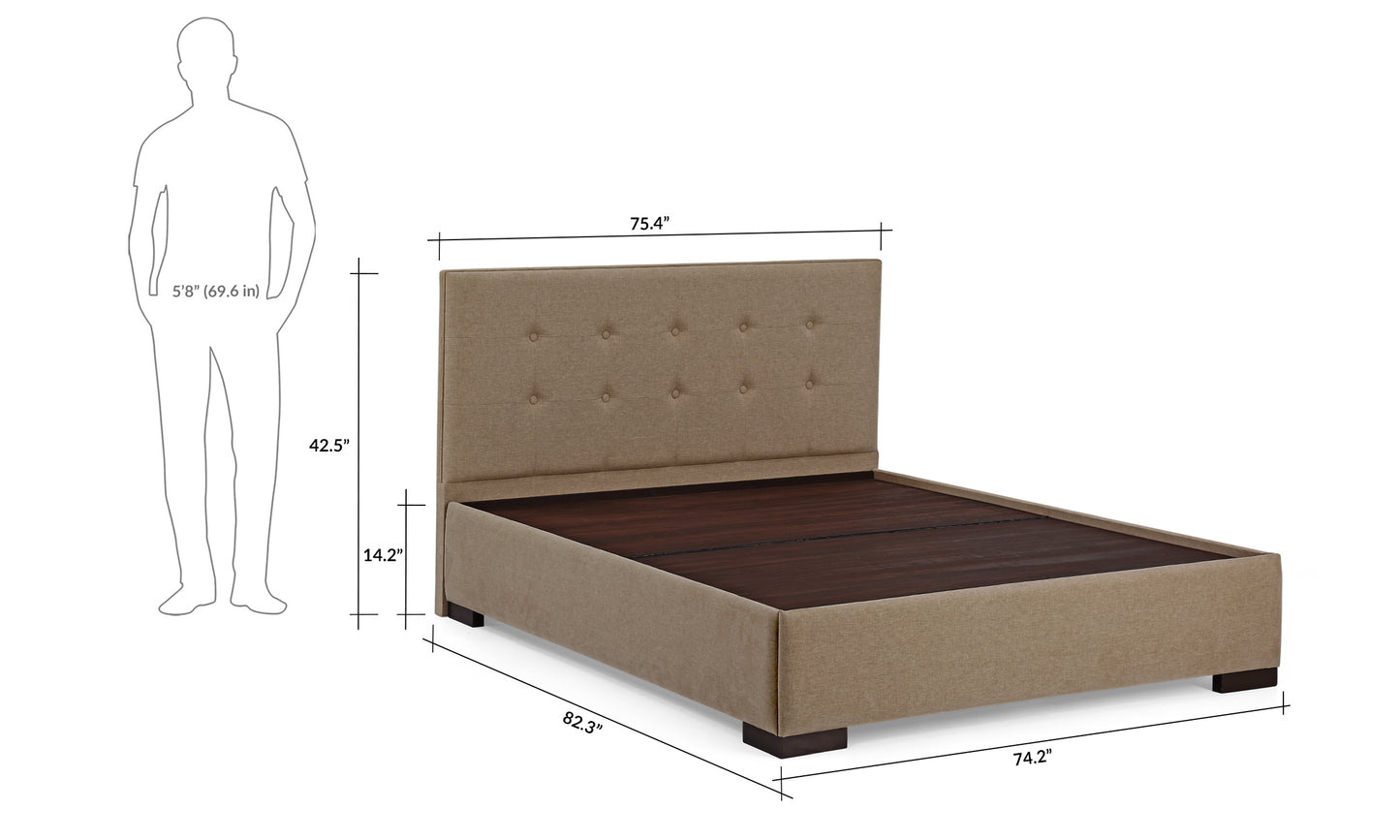 Cosmo Fully Upholstered Bed without Storage