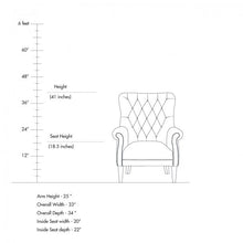 Load image into Gallery viewer, Prima Tufted Accent Chair
