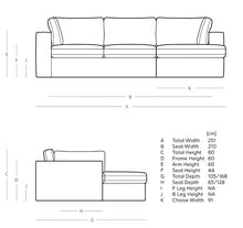 Load image into Gallery viewer, Seattle Sectional Sofa 2 Seater
