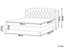 Load image into Gallery viewer, Borduex Fully Upholstered Bed without Storage
