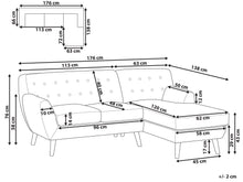 Load image into Gallery viewer, Motala Sectional Sofa 2 Seater
