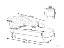 Load image into Gallery viewer, Nimes Chesterfield Chaise
