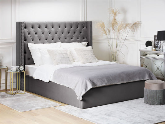 Lubon Fully Upholstered Bed without Storage