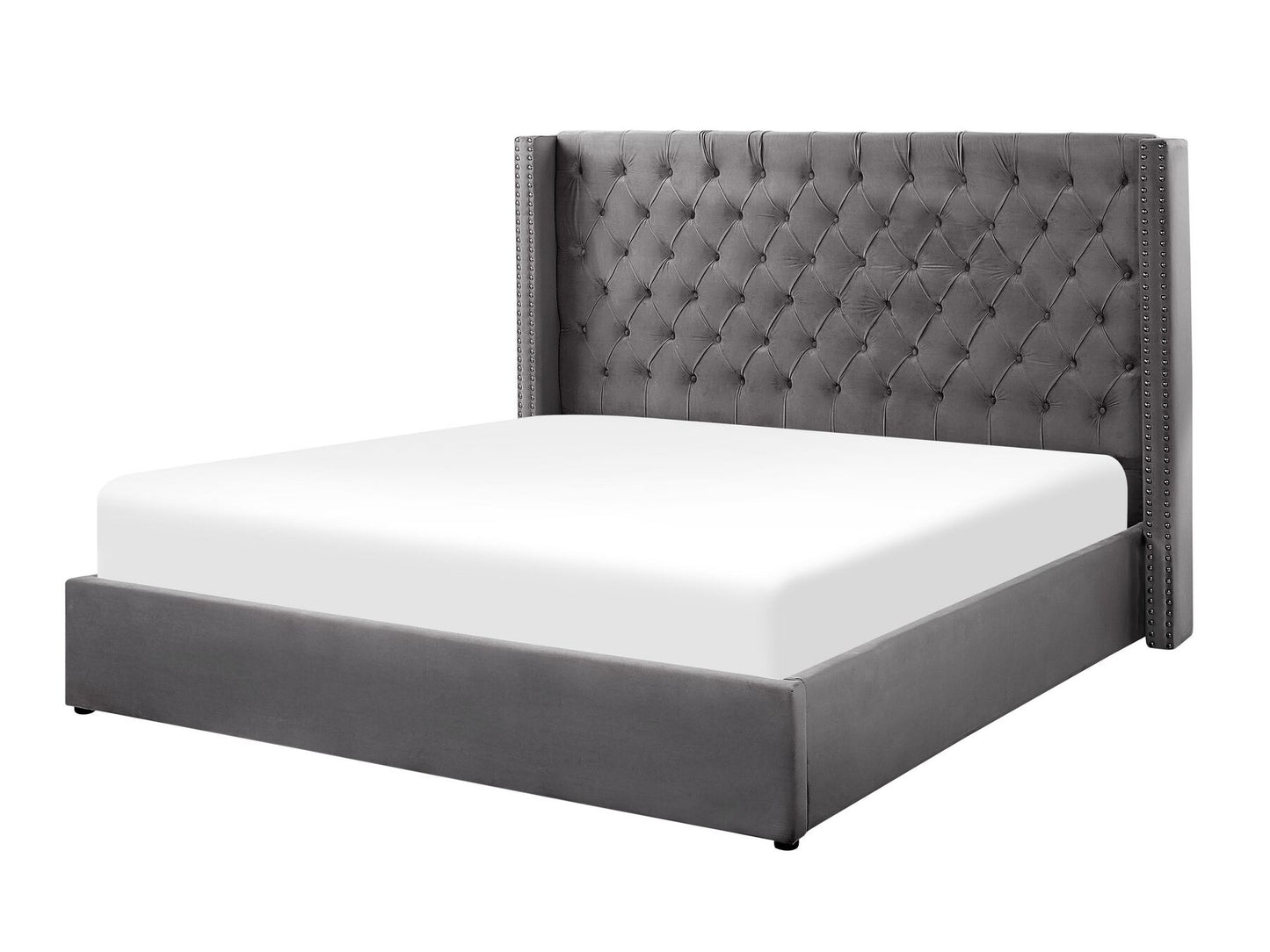 Lubon Fully Upholstered Bed without Storage