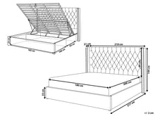 Load image into Gallery viewer, Lubon Fully Upholstered Bed without Storage
